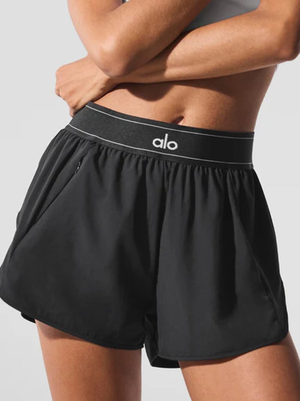 🖤New ALO Yoga Black Match Point Short, Minimalist casual sports style